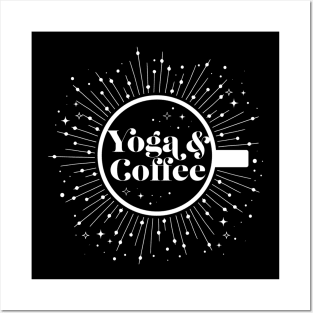 Yoga & Coffee Posters and Art